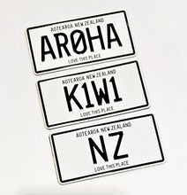 Load image into Gallery viewer, Kiwiana Number Plate Magnets
