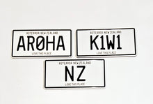 Load image into Gallery viewer, Kiwiana Number Plate Magnets