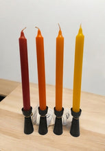 Load image into Gallery viewer, Black Metal Candlesticks