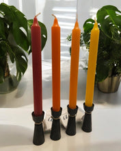 Load image into Gallery viewer, Black Metal Candlesticks