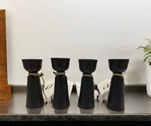 Load image into Gallery viewer, Black Metal Candlesticks