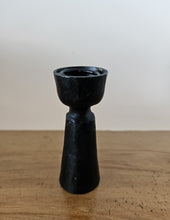Load image into Gallery viewer, Black Metal Candlesticks