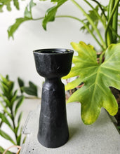 Load image into Gallery viewer, Black Metal Candlesticks