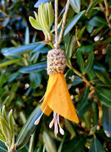 Load image into Gallery viewer, Pohutukawa and Kowhai Handmade Decorations