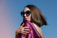 Load image into Gallery viewer, Happy To Sit On Your Face Sunglasses - Scuba Light Saber and Noir