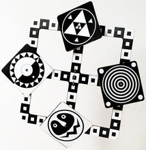 Load image into Gallery viewer, Black and White Baby Mobile