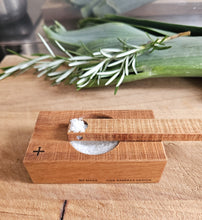 Load image into Gallery viewer, Wooden Salt Dish, Pig and Spoons by Jude Raffills