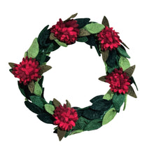 Load image into Gallery viewer, Felt Pohutukawa Wreath
