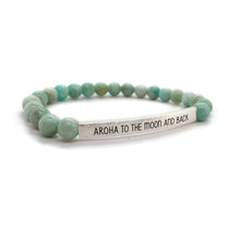Load image into Gallery viewer, Gemstone Bracelets with Messages