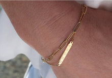 Load image into Gallery viewer, Double Chain Jewellery with te Reo words - Mana Wahine & Aroha