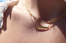 Load image into Gallery viewer, Double Chain Jewellery with te Reo words - Mana Wahine & Aroha