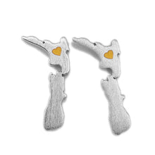 Load image into Gallery viewer, New Zealand Islands Pendant and Earrings by Little Taonga