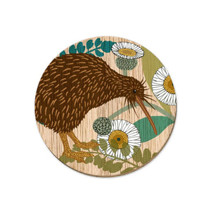 New Zealand Bird and Flower Coasters