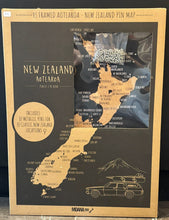 Load image into Gallery viewer, NZ Map Corkboard with Pins