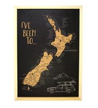 Load image into Gallery viewer, NZ Map Corkboard with Pins