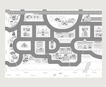 Load image into Gallery viewer, Nine Wooden Cars and Road Map in Box