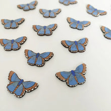 Load image into Gallery viewer, Blue Butterfly Earrings by Natty
