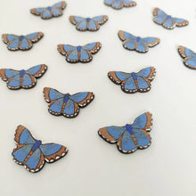 Load image into Gallery viewer, Blue Butterfly Earrings by Natty
