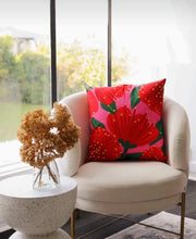 Load image into Gallery viewer, Bright Pohutukawa Cushion Covers