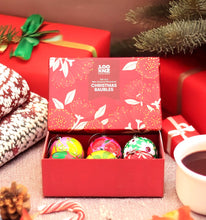 Load image into Gallery viewer, Christmas Balls Boxed - Birds and Flowers of New Zealand