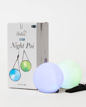 Load image into Gallery viewer, LED Night Poi - Matariki Special - USB recharging Poi