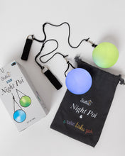 Load image into Gallery viewer, LED Night Poi - Matariki Special - USB recharging Poi