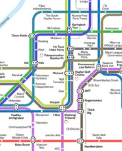 Load image into Gallery viewer, History Map of New Zealand