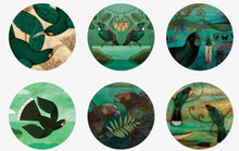 Load image into Gallery viewer, Kathryn Furniss Bird Placemat and Coaster Set