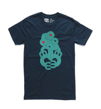 Load image into Gallery viewer, Mens Blue Tiki Tees by Totaea Rendell