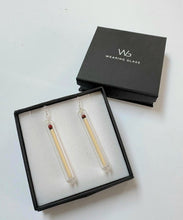 Load image into Gallery viewer, Glass Matchstick Earrings