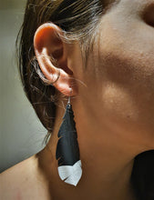 Load image into Gallery viewer, Huia Feather Earrings