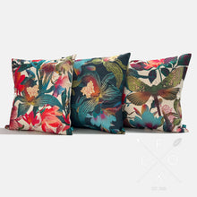 Load image into Gallery viewer, Flox Floral Hemp Cushions
