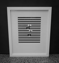 Load image into Gallery viewer, gordon walters, New Zealand artist, modern art, koru, monochromatic art, stripes, Maori art