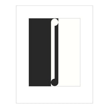 Load image into Gallery viewer, gordon walters, New Zealand artist, modern art, koru, monochromatic art, stripes, Maori art