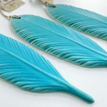Load image into Gallery viewer, Kotare (Kingfisher) Feather by Michelle Bow