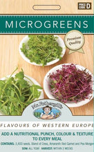 Load image into Gallery viewer, Microgreens - Seeds and Growing Tray (sold separately)