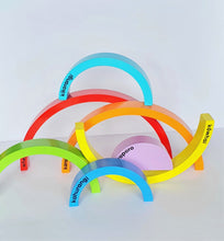 Load image into Gallery viewer, Wooden Rainbow Arches with te Reo