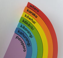 Load image into Gallery viewer, Wooden Rainbow Arches with te Reo
