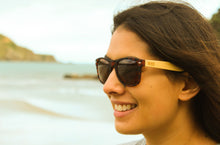 Load image into Gallery viewer, Sunglasses by Moana Road - the 50/50's bamboo arms