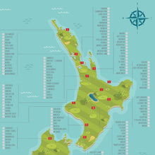 Load image into Gallery viewer, New Zealand Scratch Maps - Golf