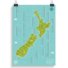 Load image into Gallery viewer, New Zealand Scratch Maps - Golf