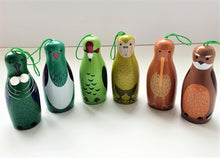 Load image into Gallery viewer, NZ Native Bird Wooden Christmas Decorations
