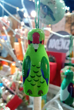 Load image into Gallery viewer, NZ Native Bird Wooden Christmas Decorations