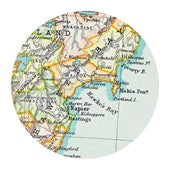 Load image into Gallery viewer, Vintage New Zealand Map Placemats