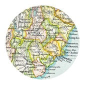 Load image into Gallery viewer, Vintage New Zealand Map Placemats