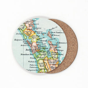 Vintage New Zealand Map Placemats