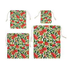 Load image into Gallery viewer, Pohutukawa Produce Bags - set of 4