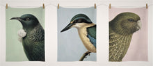 Load image into Gallery viewer, Pastel Native Bird Tea Towels