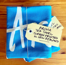 Load image into Gallery viewer, Much Love, Big Love & Aroha Tea Towels by Tuesday Print