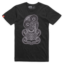 Load image into Gallery viewer, Black Tiki Tee (Mens) by Totaea Rendall